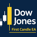 Dji First Candle Strategy trading robot logo