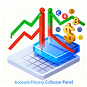 Account history collector panel AHCP for MT5 trading robot logo