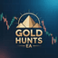 Gold hunts EA trading robot logo