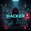 Hacker AI trading robot logo