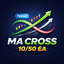 Scalping MA Cross EA with Trend Filter trading robot logo