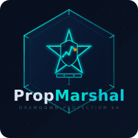 PropMarshal drawdown protection for algotrading trading robot logo