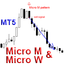 Micro M and Micro W patterns MT5 r trading robot logo