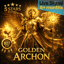 AI Golden Archon trading robot logo