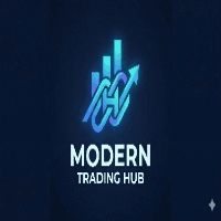 Modern Trading HUD trading robot logo
