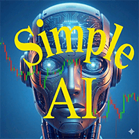 Simple AI trading robot logo