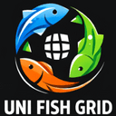 Fish gird uni trading robot logo