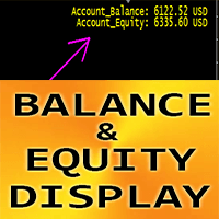 Balance and Equity Display mr trading robot logo