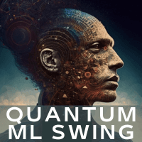 Quantum ML Wing trading robot logo