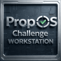 PropOS Challenge Workstation trading robot logo