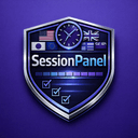 Session panel trading robot logo