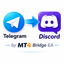 Telegram to Discord MT4 Bridgr trading robot logo