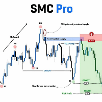 SMC Pro mt5 Conservative Strategy Tester result, 10.91% simulated ROI