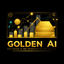 Golden AI EA trading robot logo