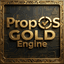 PropOS Gold Engine trading robot logo