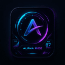 Alpha Ride trading robot logo