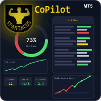 CoPilot dashboard MT5 trading robot logo