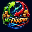 Mr flipper trading robot logo