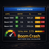 Boom Crash Multi Entry Risk Calculator