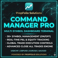 PropFolio Command Manager Pro MT5 Aggressive Strategy Tester result, -28.06% simulated ROI