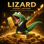 Lizard trading robot logo