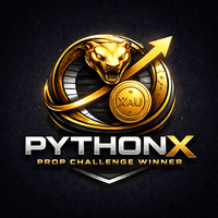PythonX Prop Challenge Winner Conservative Strategy Tester result, 11.44% simulated ROI