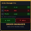 Gold Order Manager Pro trading robot logo