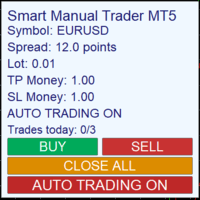 Smart Manual Trader MT5 Conservative Strategy Tester result, 11.6% simulated ROI