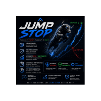 Jump stop trading robot logo