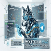 Telegram WolfSignal V12 trading robot logo