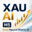 Gold Neural Matrix AI trading robot logo