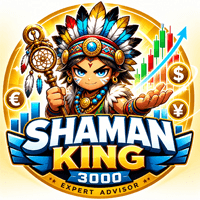 Shaman King trading robot logo