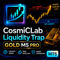 CosmiCLab Liquidity Trap GOLD M5 Conservative Strategy Tester result, 11.89% simulated ROI