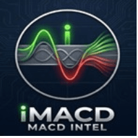 MACD intel trading robot logo