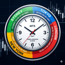 Reloj y sesiones trading robot logo