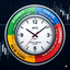Reloj y sesiones trading robot logo