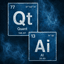 QuantAI trading robot logo