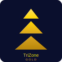TriZone Gold Conservative Strategy Tester result, 12.11% simulated ROI