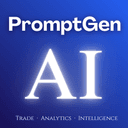 PromptGen AI trading robot logo