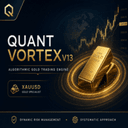 QuantVortex Gold Alpha V13 trading robot logo