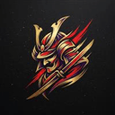 Samurai sun trading robot logo
