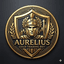 Aurelius trading robot logo