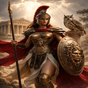 Athena Gold Cross trading robot logo