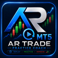 AR Trader Practice Coach Mt5 Conservative Strategy Tester result, 12.54% simulated ROI