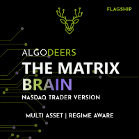 AlgoDeers Matrix Brain Conservative Strategy Tester result, 12.54% simulated ROI