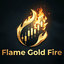 Flame Gold Fire trading robot logo
