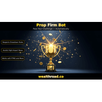 WR Prop Firm Conservative Strategy Tester result, 12.65% simulated ROI