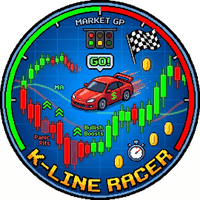 Racing Game 3D trading robot logo
