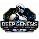 Deep Genesis AI trading robot logo