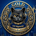YY NgenAI Gold WhiteRubicon trading robot logo